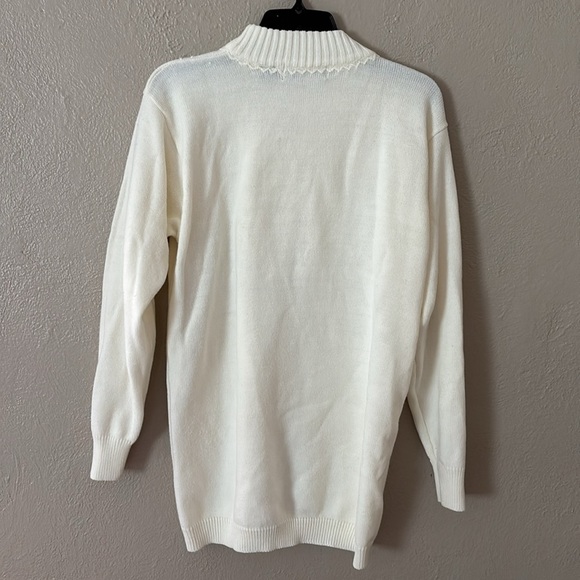 Vintage Dana Scott Womens Ivory Sweater, Acrylic, Large - Picture 6 of 6